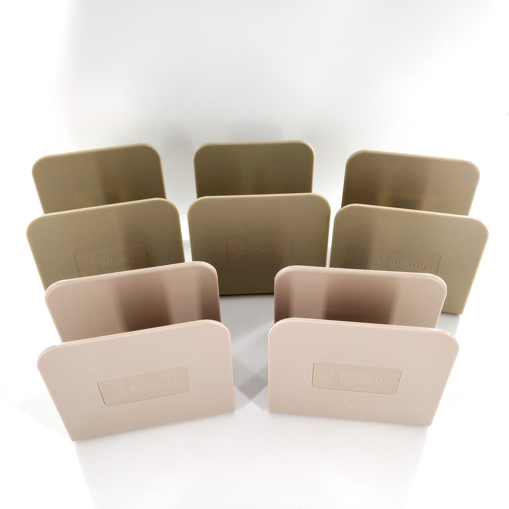 Caraway Magnetic Pot Pan Lid Holder Organizer Storage Dividers Lot Of 5